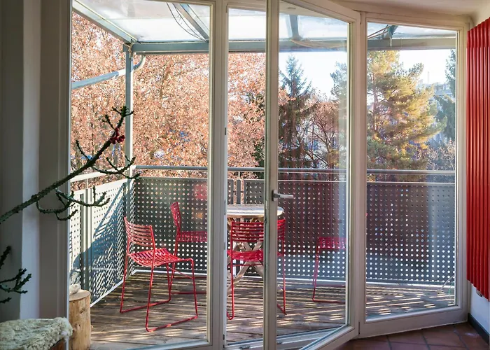 Apartamento Urbanes Design-Apartment für große Gruppen mit 2 Balkonen Graz